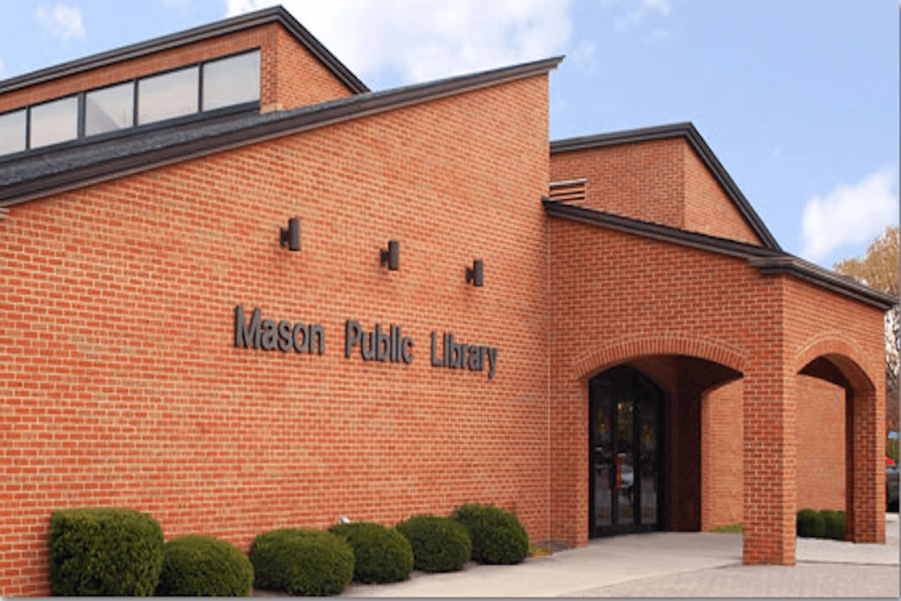 Front Entrance Mason Public Library Building