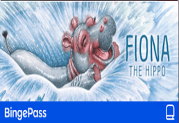 Fiona The Hippo Hoopla Bingepass Logo