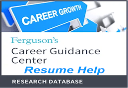 Ferguson's Career Guidance Center Logo with text resume help