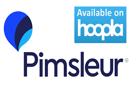 Pimsleur Logo with Hoopla Digital Logo